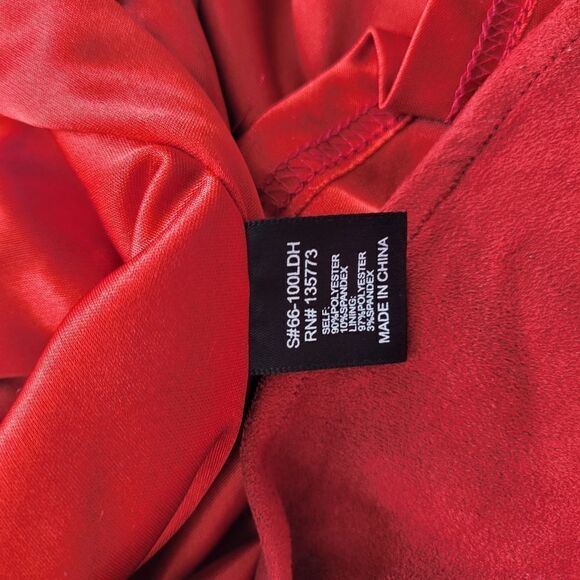 Olivaceous Burnt Red mini dress - Picture 5 of 7